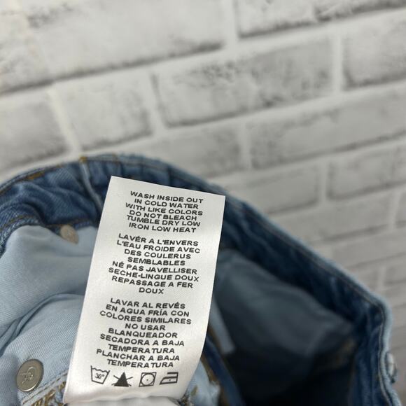 Good American Good Vintage Frayed Hem in Indigo116 Sz 2/26 NEW - Picture 15 of 16